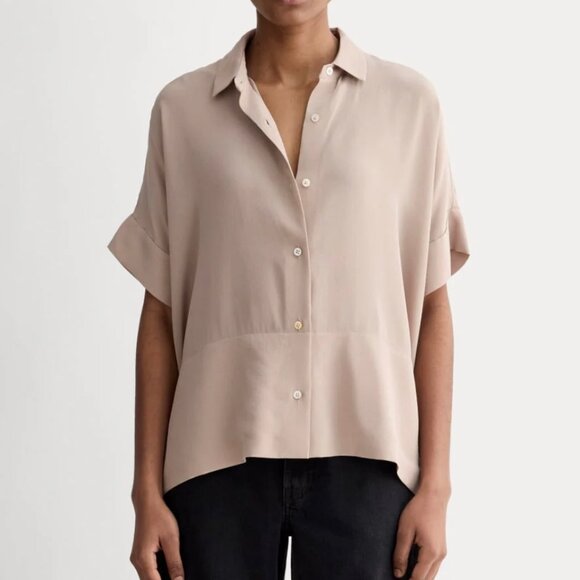 Everlane Tops - Everlane The Boxy Shirt in Washable Silk